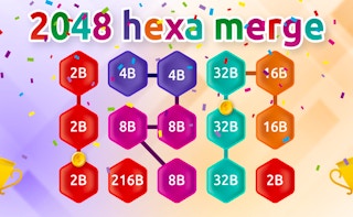 Image 2048 Hex Chain Merge