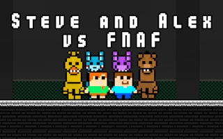 Image Steve and Alex vs Fnaf